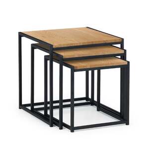 TRI502 Nest Of 3 Tables - Euro Oak