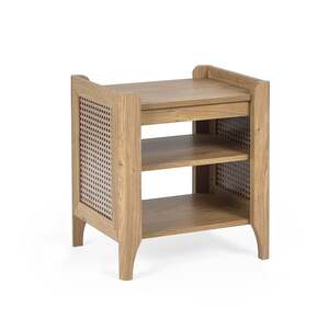 SYD006 Lamp Table With Removable Shelf - Oak