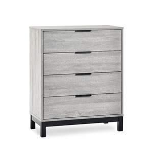 BAL103 4 Drawer Chest - Grey Oak