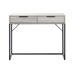 BAL105 2 Drawer Dressing Table/Desk - Grey Oak