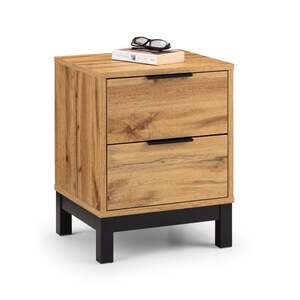 BAL202 2 Drawer Bedside - Light Oak