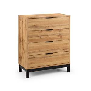 BAL203 4 Drawer Chest - Light Oak