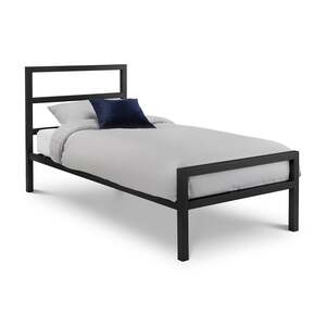 SOT101 Metal Bed 90Cm - Satin Black