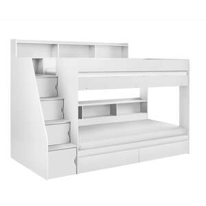 CAM810 Staircase Bunk All White