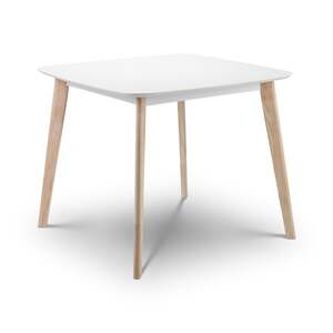 CAS101 Square Dining Table White/Oak