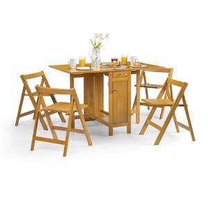 SAV101 Dining Set - Light Oak