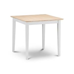 RUF201 2-Tone Dining Table Ivory/Natural