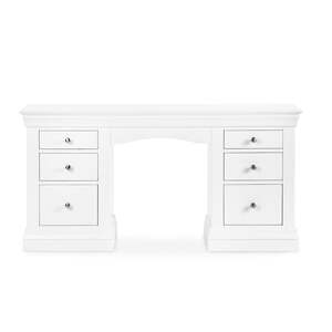 CLE207 Dressing Table - Surf White