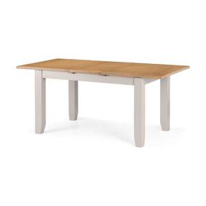 RIC201 Extending Dining Table - Elephant Grey/Pale Oak