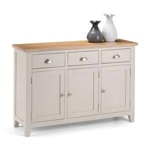 RIC208 Sideboard - Elephant Grey/Pale Oak