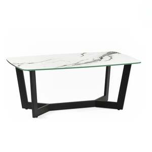 OLY003 Coffee Table - White Marble