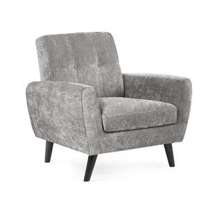 MON403 Compact Retro Chair In Contract Standard Fabric - Dove