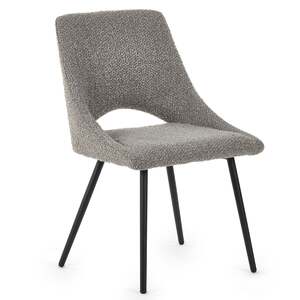 IRI012 Boucle Dining Chair - Grey