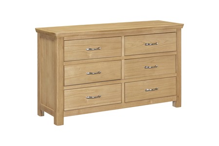 Chest - 6 Drawer - Oak