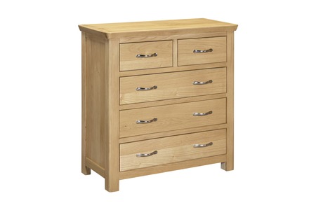 Chest - 5 Drawer - Oak