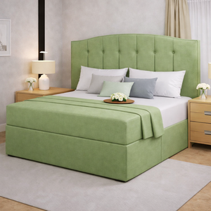 Ottoman Set - Side Lift + 54" Headboard - Nathalia + 13" Low Footboard