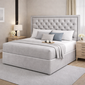 Ottoman Set - Side Lift + 54" Headboard - Princess + 13" Low Footboard