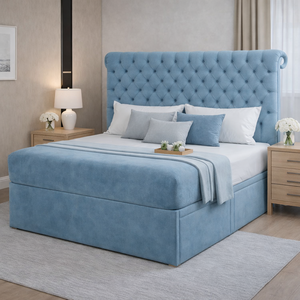 Ottoman Set - Side Lift + 54" Headboard - Sleigh + 13" Low Footboard