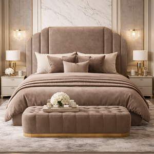 Ottoman Set - Side Lift + 54" Headboard - Zurich + 13" Low Footboard