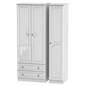 PEM141 Tall Triple 2 Drawer Robe