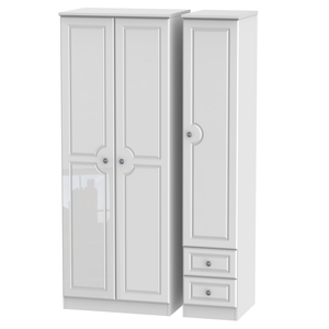 PEM160 Tall Triple Plain + Drawer Robe