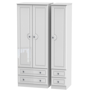 PEM161 Tall Triple 2 Drawer + Drawer Robe