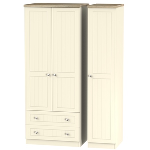 VIE131 Triple 2 Drawer Robe