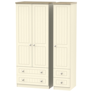 VIE151 Triple 2 Drawer + Drawer Robe