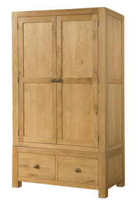 DAV035 Double Wardrobe With 2 Drawers