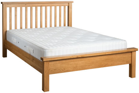 DOR045 4'6" Slatted Bed with Top Cap