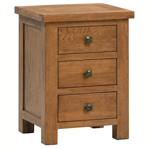 DOR001R 3 Drawer Bedside