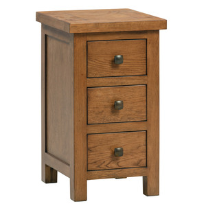 DOR009R Compact 3 Drawer Bedside