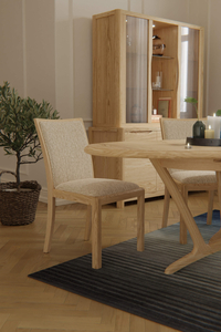 WN216F Low Back Chair (Natural Fabric)
