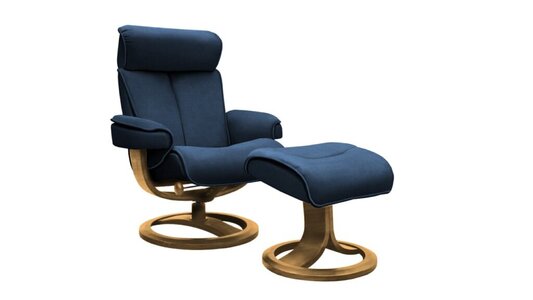 Standard Manual Chair & Stool - Light Wood Base