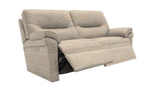 2 Seater Elec Rec DBL With USB & Double Lumbar (No Headrest) With Heated Seats