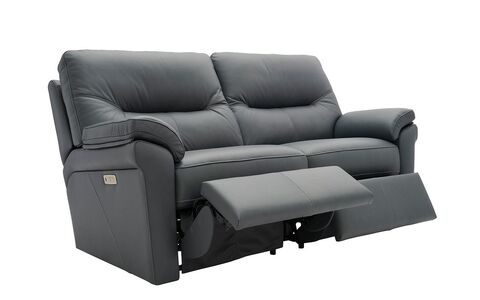 2.5 Seater Elec Rec DBL With USB & Double Lumbar (No Headrest) With Heated Seats
