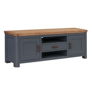 13308 M Blue Wide TV Unit