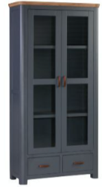 13336 M Blue Display Cabinet