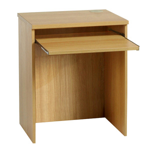 Office Small Desk with slide-out shelf