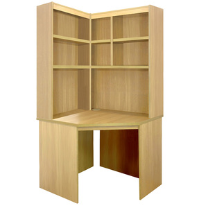 Office Corner Desk With Bookshelf