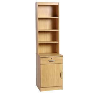 Office Cupboard Drawer Unit LH With Bookshelf