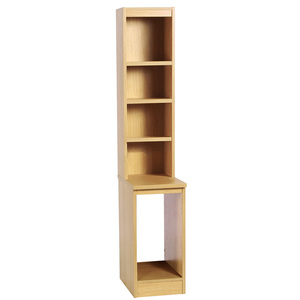 Office CPU Computer Tower Storage With Bookshelf