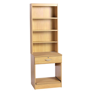 Office Printer/Scanner Desk Drawer Unit With Bookshelf