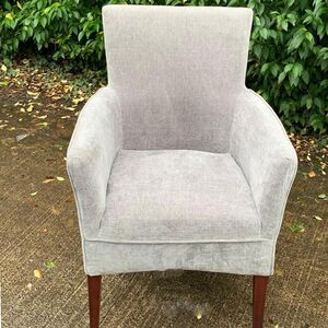 grey accent chair