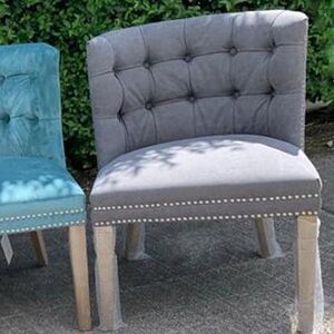 grey arm chair