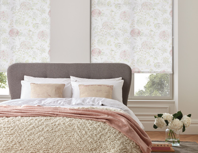 Lila Blossom Roller Blind