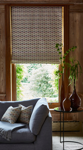 Cranberry Roman Blind