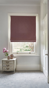 Crater Heather Roman Blind