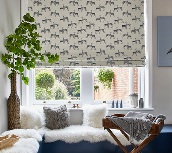 Deer Canvas Roman Blinds