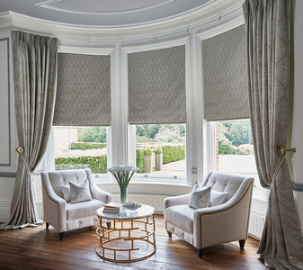 Mystique Calico Roman Blinds